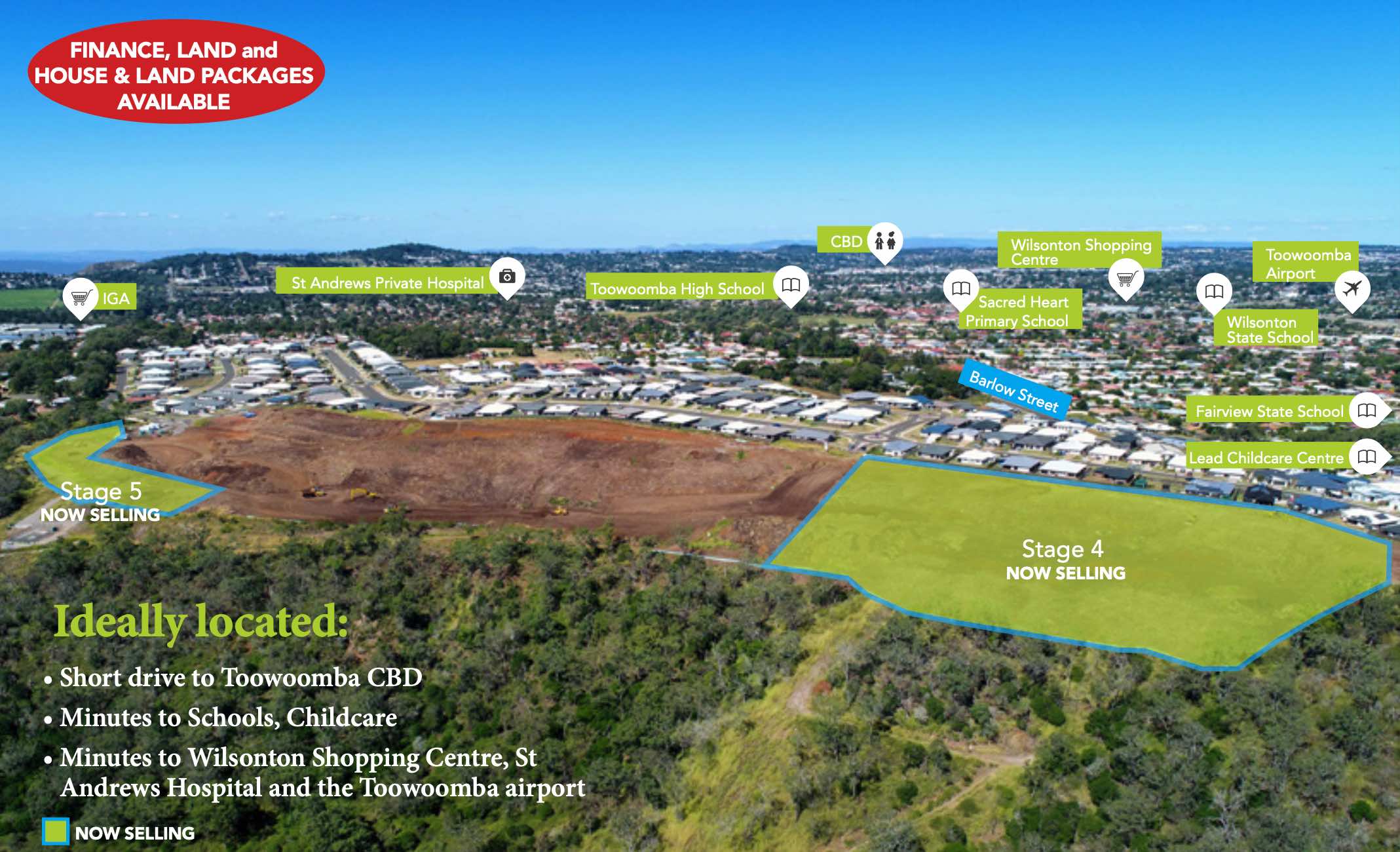 [Land for Sale] The Views Sanctuary Rise Estate Toowoomba, Cranley